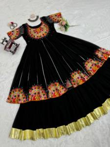 LENGHA, Vestido de Diseñador Pakistaní para Bodas Indias, Shreeji Fashion, Georgette de Secado Rápido, Estilo Bollywood, Completamente Cosido - Product Image 4