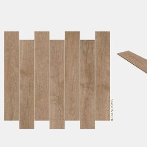 Carrelage en porcelaine mate à profil linéaire 200x1200mm, conçu pour maintenir un flux de sol propre, un ton cohérent et une surface céramique. - Product Image 1