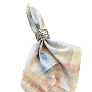 Anneaux de serviette en spirale en métal plaqué or rose pour une décoration élégante de table de mariage, boucles porte-serviettes réutilisables - Product Image 2