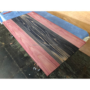 Contrachapado decorativo IRODORITAI de cedro rojo teñido, con revestimiento de uretano para uso interior. - Product Image 4