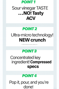 Bonbons gélifiés au vinaigre de cidre de pomme, 20 sachets, sans sucre, faibles en calories, naturels, complément alimentaire pour le soutien immunitaire des adultes, non destiné aux femmes enceintes - Product Image 2