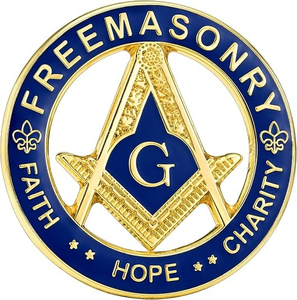 Masonic Pins <b>Tie</b> Tack Pinback Hard Enamel Freemason Square Circular Compass Symbol Emblem Suit Lapel Pins - Product Image 5