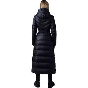 Manteau long en laine pour femme, classique, chaud, élégant, pour l'hiver, vêtements d'extérieur tendance, fournisseur d'usine en gros, manteau long pour femme, élégant - Product Image 2