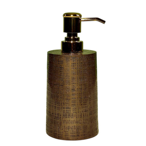 Luxury Antique Bronze <b>Hand</b> <b>Soap</b> Dispenser Textured Metallic Lotion Pump Bottle Premium <b>Refillable</b> Bathroom Countertop Liquid - Product Image 1