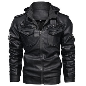 Blouson Bomber Décontracté Homme en Cuir PU Haute Qualité 2026 Style Streetwear avec Logo Frontal Respirant Vente en Gros Nouvelle Arrivée - Product Image 6