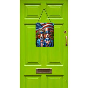 All American Brittany Wall Door Hanging Prints Aluminum Metal Sign for Kitchen Home Decor Front Door Plaque 12x16 Multicolor - Product Image 2