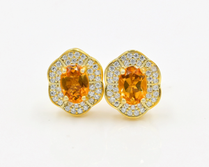 Pendientes de Moda con Pedrería para Mujer, Joyería Elegante para Fiestas, Proveedor Mayorista, Pendientes de Diamantes - Product Image 1
