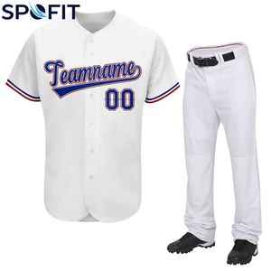Custom <b>Baseball</b> Uniform <b>Set</b> Quick Dry Breathable Eco-Friendly Polyester Full Button <b>Baseball</b> Uniform OEM ODM Available - Product Image 4