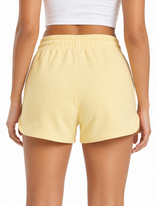 Women Mid <b>Waist</b> Plaid Knitted Shorts Casual <b>Elastic</b> Breathable Eco-Friendly Sporty Made of High Quality Cotton - Product Image 5