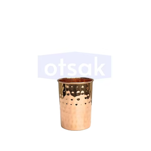 Otsak Modern Eco-Friendly Pure Copper Handmade Hammered Tumbler Large Capacity Portable Design Home Dining Wedding Use - Product Image 1