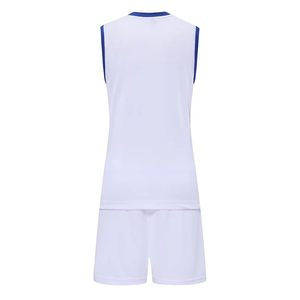 Derniers modèles d'uniformes de volley-ball pour adultes, 100% polyester, logo personnalisé imprimé, sans manches, col rond, fabriqué en usine, meilleur prix pour - Product Image 3