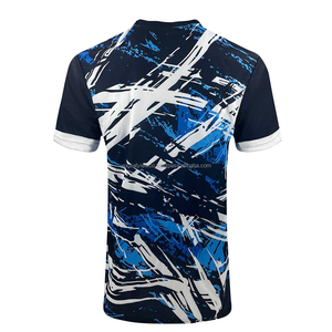 เสื้อฟุตบอลของผู้ชายผ้าโพลีเอสเตอร์แห้งเร็วน้ำหนักเบาเสื้อเจอร์ซี่สำหรับฝึกซ้อมในเมือง100% - Product Image 2