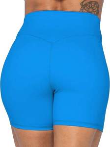 Shorts modernes pour femmes avec taille haute sécurisée et tissu à séchage rapide, idéaux pour le fitness et les activités estivales en plein air - Product Image 3