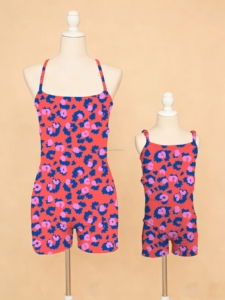 Conjunto Deportivo de Yoga y Fitness para Mujer con Logotipo Personalizado al por Mayor, Mono Sexy con Espalda Descubierta, Ropa Deportiva Elástica con Estampado Floral - Product Image 5