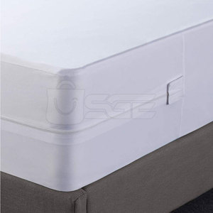 Funda de colchón impermeable premium con construcción de poliéster duradero, protector de colchón de poliéster - Product Image 5