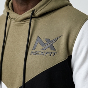 Mens Solid <b>Hoodie</b> Tracksuit Set Black Olive Green <b>White</b> Sportswear Jogger Set 100% Cotton Fleece Breathable Quick Dry - Product Image 5
