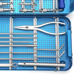 Kit d'instruments de retrait de clous intramédullaires en acier inoxydable pour la chirurgie orthopédique des os, clous interbloqués par Dentavex - Product Image 4