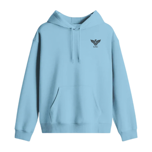 Sweat-shirt à capuche décontracté en tissu tissé, coupe ample, manches longues, poche kangourou, cordon de serrage, couleur unie, streetwear, 2XL - Product Image 1