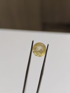 Zafiro amarillo de corte redondo de 4.30 ct, piedra preciosa natural suelta para anillos, pendientes y collares al mejor precio - Product Image 6