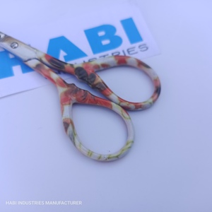 Custom Design Embroidery <b>Scissors</b> Suppliers Wholesale Stainless Steel Blade Right-Handed Custom Color Nail Application - Product Image 3