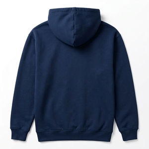 Sudadera con Capucha Personalizada con Estampado de Pata de Gato Azul Marino, Sudadera Informal para Hombre, Ropa Urbana, Diseño Gráfico Animal, OEM, ODM, Venta al Por Mayor - Product Image 2