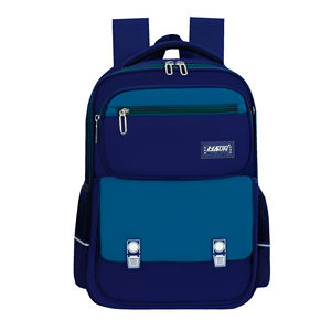 Mochila escolar Poliéster Impermeable Durable Modelo simple Multi bolsillo con opción de logotipo personalizado - Product Image 4