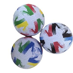 Ballon de football Topteam taille 5, toutes saisons, motif gaufré, durable, haute rétention d'air, chambre à air en butyl - Product Image 5