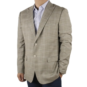 Blazer Gris Carbón para Hombre, Sin Forro, Chaqueta de Traje Transpirable, Material Suave, Corte Relajado, Ligero, para Oficina, Verano - Product Image 5