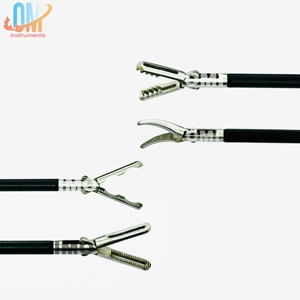 เครื่องมือผ่าตัดผ่านกล้องแบบใช้ซ้ำได้ ทำจากสแตนเลส สำหรับการผ่าตัดผ่านกล้องทางการแพทย์ คีม แหนบ กรรไกร ขนาด 5 มม. - Product Image 3