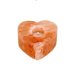Support de bougie en pierre de sel de cristal sculpté à la main, en pierre naturelle, agate, pierre précieuse, pour la guérison, vente en gros - Product Image 3