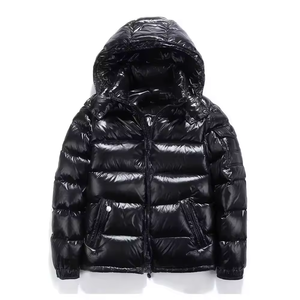 <b>Men</b> Hooded Lightweight Bubble <b>Jacket</b> Waterproof Quick Dry Breathable Warm Quilted Full Zip Casual Winter Outdoor Regular Fit - Product Image 1