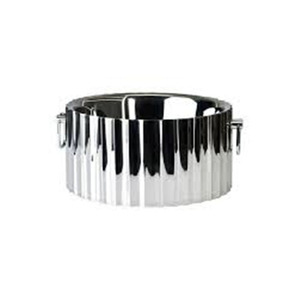 Modern Ribbed Stainless Steel Round Double Wall Beverage Tub With Drop Ring Handles Premium Party <b>Champagne</b> Wine For Wedding - Product Image 6
