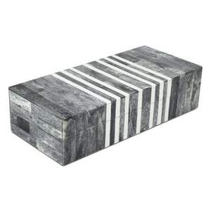 Cajas de Joyería de Resina y Madera MDF con Acabado Metálico y Interior de Terciopelo para Colección de Accesorios Premium - Product Image 3