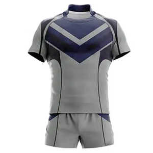 Uniformes de Rugby de Poliéster Hechos a Medida a Precio Económico, Jersey de Fútbol Americano Transpirable de Secado Rápido con Logotipo Personalizado, Calidad Premium - Product Image 1