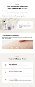 Sérum hydratant à la glycérine, adénosine et polyisobutène hydrogéné pour le soin de la texture de la peau, K-Beauty, fournisseur OEM/ODM en marque blanche - Product Image 4