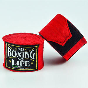 Bandages de boxe Muay Thai MMA personnalisés, sans logo, couleur personnalisée, logo personnalisé, légers, respirants, mélange de coton élastique - Product Image 1