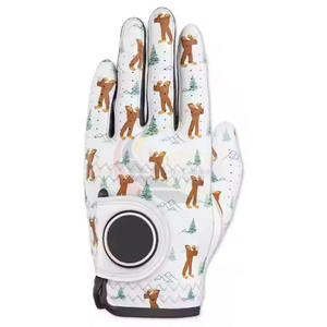 Guantes de Golf de Piel de Cabretta al por Mayor, Guantes de Golf de Piel de Oveja con Palma Suave, Logotipo Personalizado, Color OEM, Características, Material, Origen, Género, Talla - Product Image 6