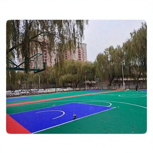 Dalles de sol modulaires pour terrain de basket-ball, modernes, antidérapantes, résistantes à l'usure, pour extérieur - Product Image 2