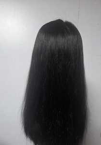 Topper de cheveux humains brésiliens Remy brun clair pour femmes, haute densité 150%, sans nœuds, 20 pouces, longueur moyenne, sans colle pour la base - Product Image 4