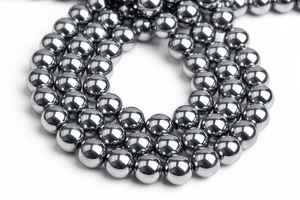 ลูกปัดเงินเทราเฮิร์ตซ์ทรงกลมเกรดอัญมณี สำหรับทำเครื่องประดับ สร้อยข้อมือ สร้อยคอ งานฝีมือ DIY - Product Image 3