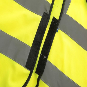 Hi Vis <b>Work</b> Wear <b>Construction</b> Worker Uniform High Visibility Cotton Reflective Polo Shirt Safety <b>Clothes</b> Road Cleaners - Product Image 6