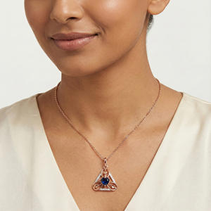 Colgante de Diamante Natural de 0.09 Quilates, Color H-I, Corte Brillante Redondo, Claridad VS-SI, Diamante Extraído de la Tierra, Collar con Colgante para Mujer - Product Image 1