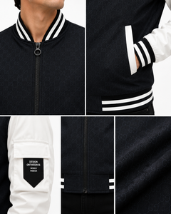 Wholesale Plus Size Eco-Friendly Canvas Windproof Coat <b>Men</b> Casual Outdoor Oversize Zippered Streetwear <b>Baseball</b> Stand Autumn - Product Image 6