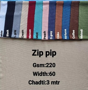 Tela de Algodón Premium con Cierre de Cremallera, 220 GSM, 60 Pulgadas de Ancho, Material Textil para Bolsos, Prendas y Artículos para el Hogar - Product Image 1