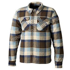 Camisa de Franela 100% Lana para Motociclismo, Protección para Adultos con Certificación CE, Transpirable, Forrada con Aramida para Protección en Verano - Product Image 1