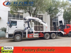 شاحنة حاملة حاويات 6*4 من HOWO بتخفيضات كبيرة مع رافعة حفارة آلات بناء مع رافعة مفصلية - Product Image 4