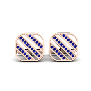 Boutons de manchette pour homme en or 9 carats, design classique de bijoux raffinés pour les mariages, les réunions d'affaires, les événements formels et les fêtes - Product Image 1