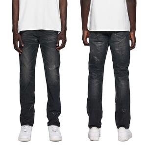 Jeans en denim personnalisés pour hommes avec logo et étiquettes |   Style décontracté moderne - Product Image 1