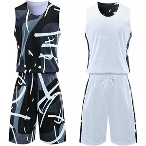 Maillots de basket-ball personnalisés, uniforme de basket-ball au meilleur design, maillot de basket-ball imprimé, vêtements de sport, séchage rapide et respirant - Product Image 1