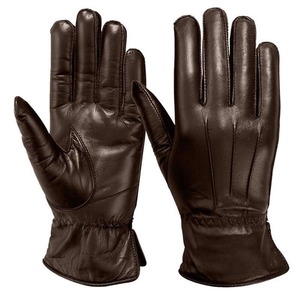Guantes de cuero ajustables para hombre, guantes de vestir de estilo cómodo y de primera calidad, guantes para conducir al aire libre, perfectos para uso diario - Product Image 1